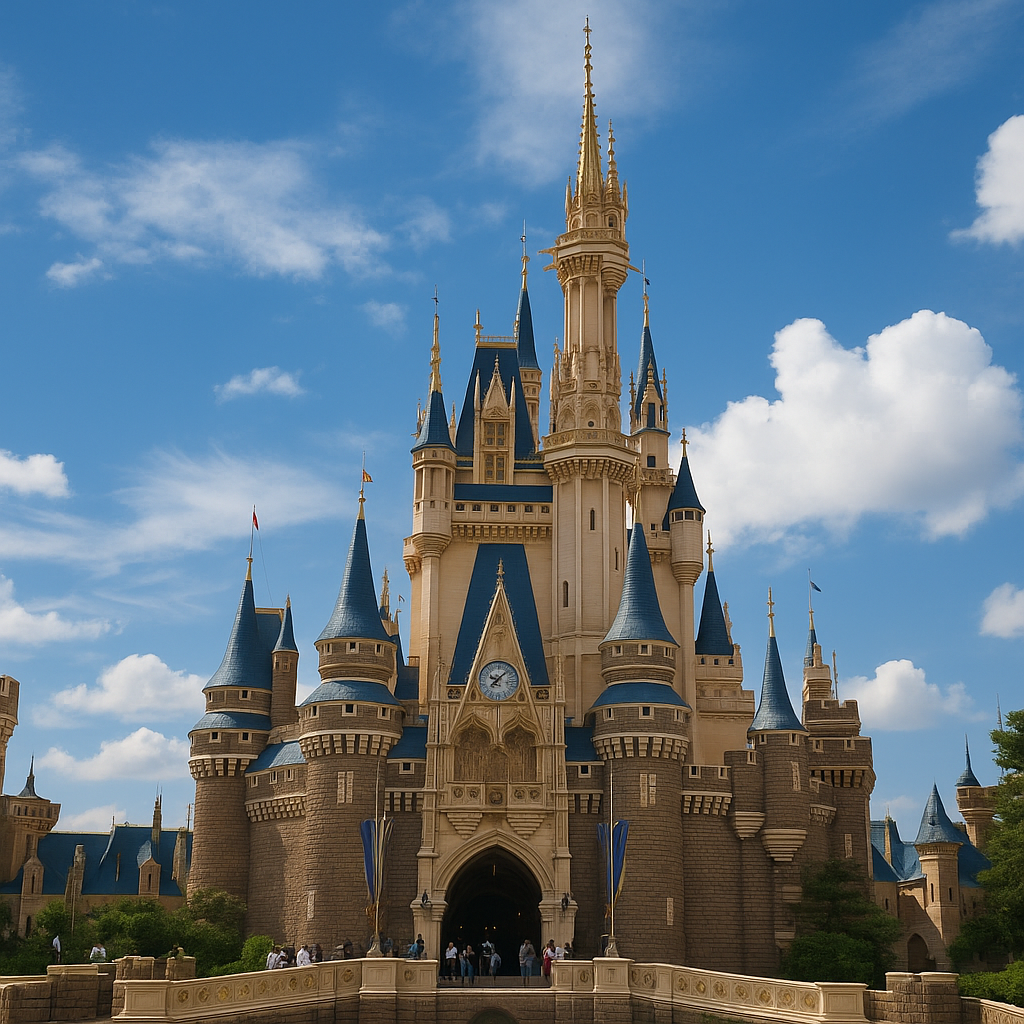 Cinderella Castle at Tokyo Disneyland