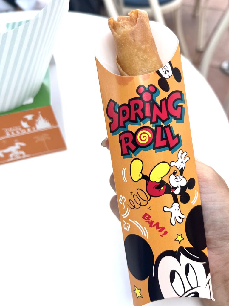 東京ディズニーランド「エッグ&シュリンプ」の人気スプリングロール