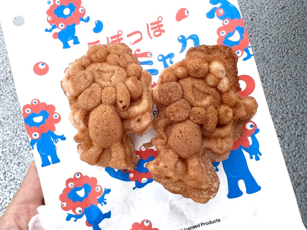 大阪万博で販売されているミャクミャク焼き
