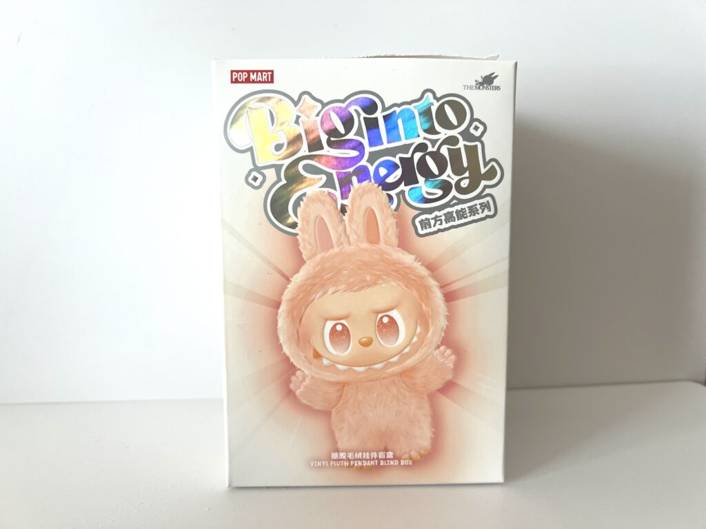 楽天で購入したラブブーの箱（POP MART Big Into Energyシリーズ)