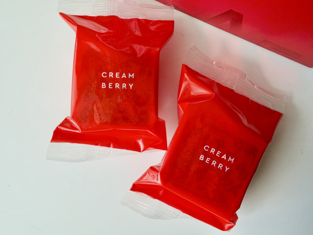 個包装されたアマンベリー クリームベリーのパッケージ