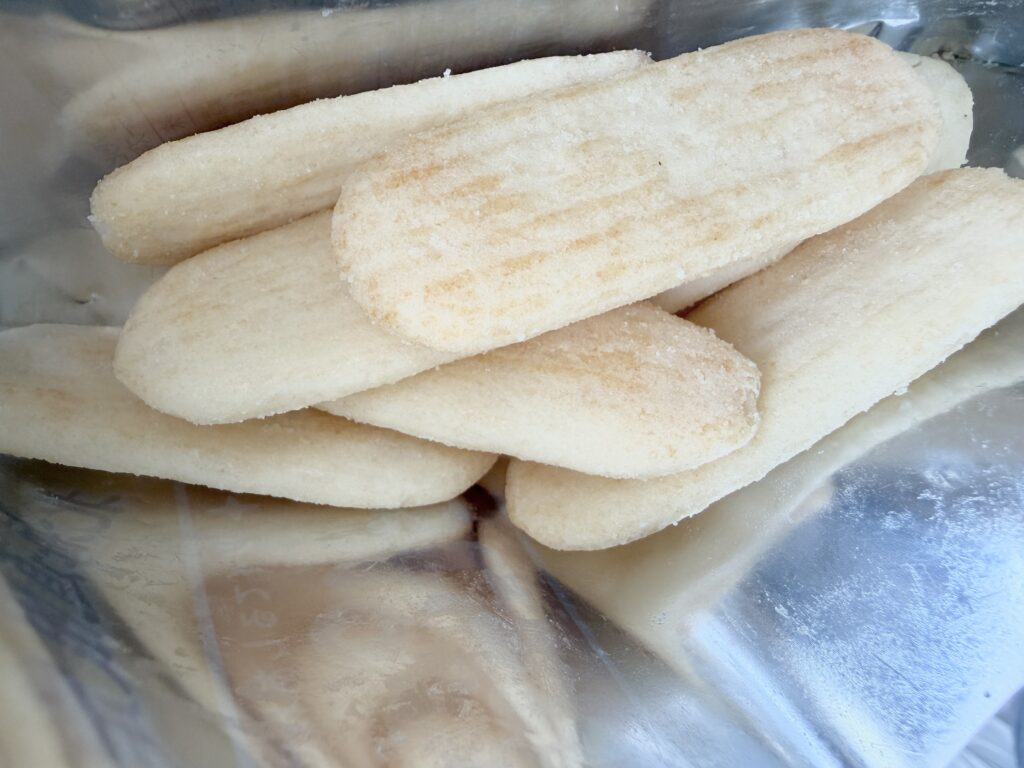 ハッピーターン北海道チーズ味 中身の様子