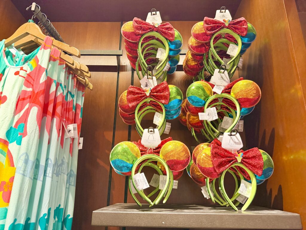 アウラニディズニー レインボー ミニーカチューシャ