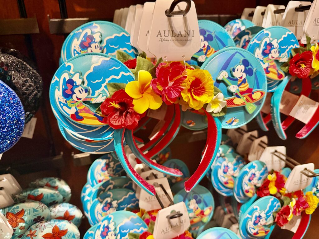 アウラニ ハワイ柄 ミニーカチューシャ