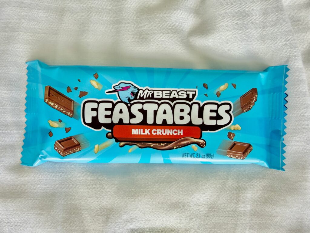 ミスタービースト チョコレート Feastables Milk Crunch 単品バー