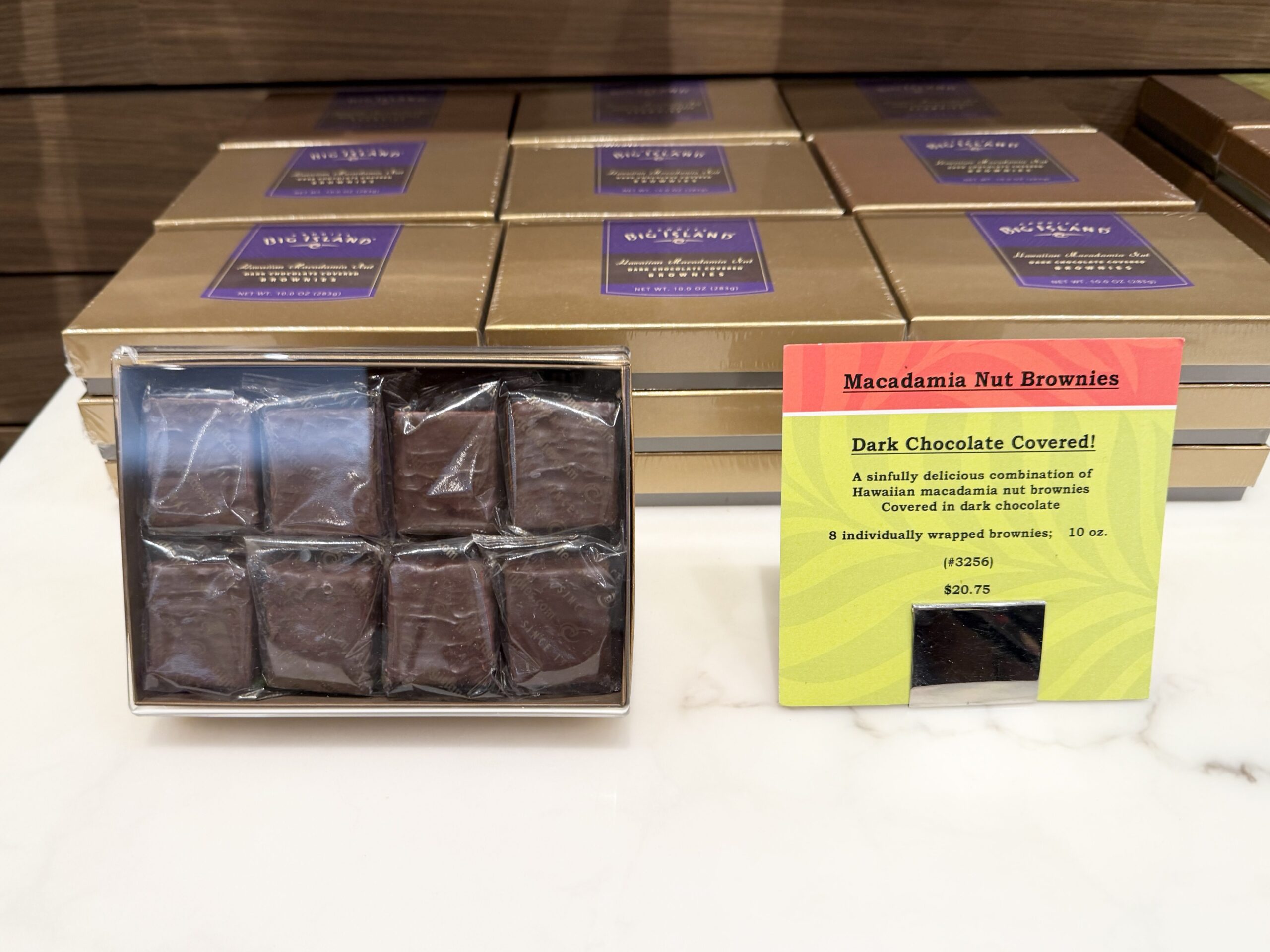 ビッグアイランドキャンディーズ マカダミアナッツ ブラウニー ダークチョコ