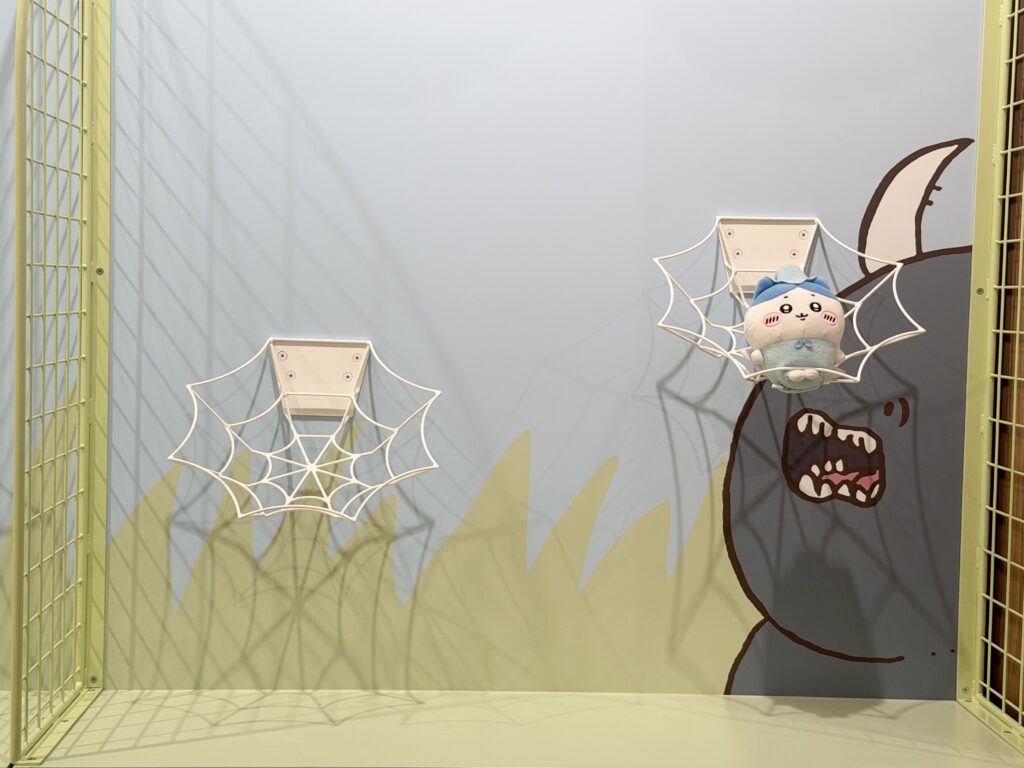 ちいかわパーク クモのスキャッチャー 成功 ハチワレ