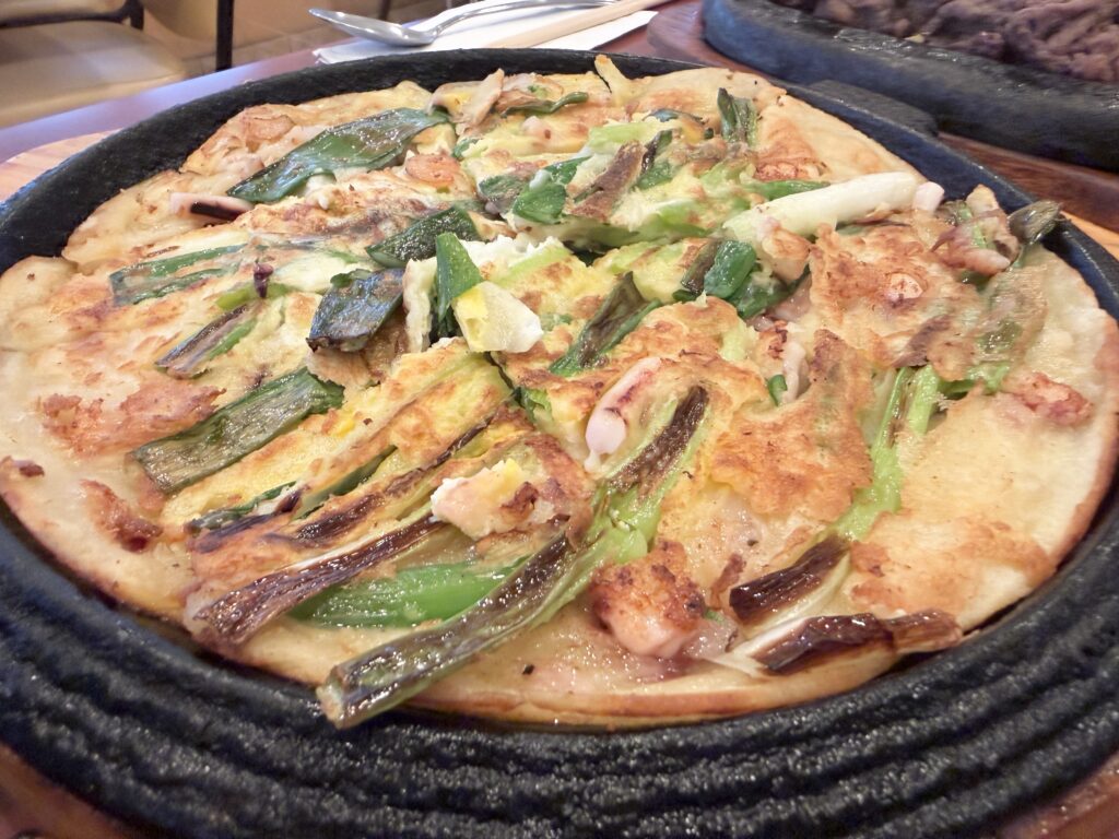 ハワイ ユッチャン チヂミ 海鮮 ネギ