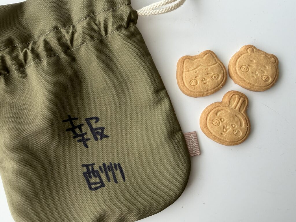 ちいかわ報酬袋クッキー 巾着とクッキーセット