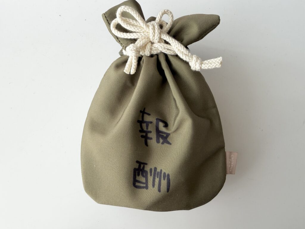 ちいかわパーク報酬袋クッキー 巾着全体