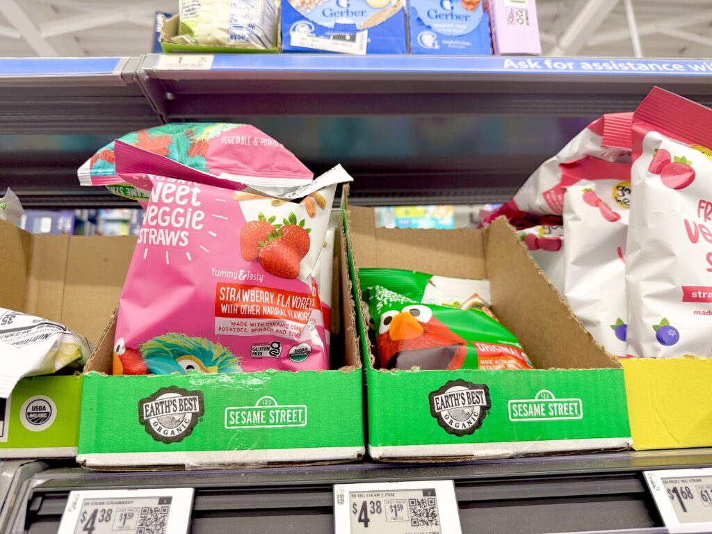 ハワイ ウォルマート セサミストリート 野菜スナック 子供おやつ