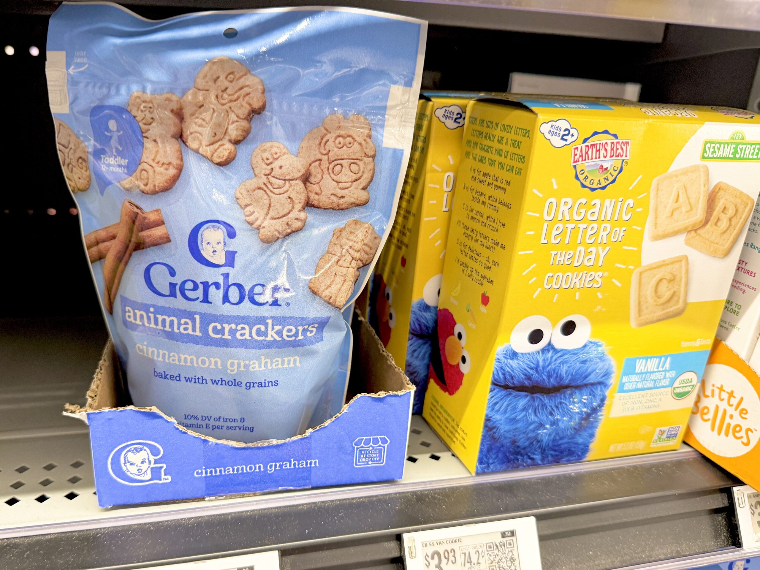 Gerber アニマルクラッカー 子供用 シナモン味