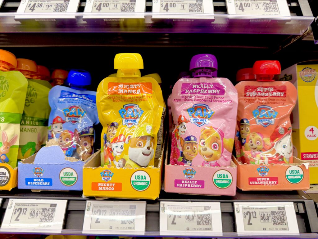 パウパトロール おやつ パウチ 子供向け