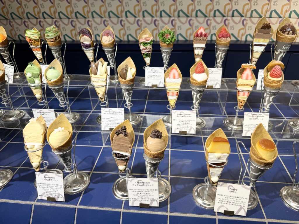 東京駅SOBAPのそば粉クレープ